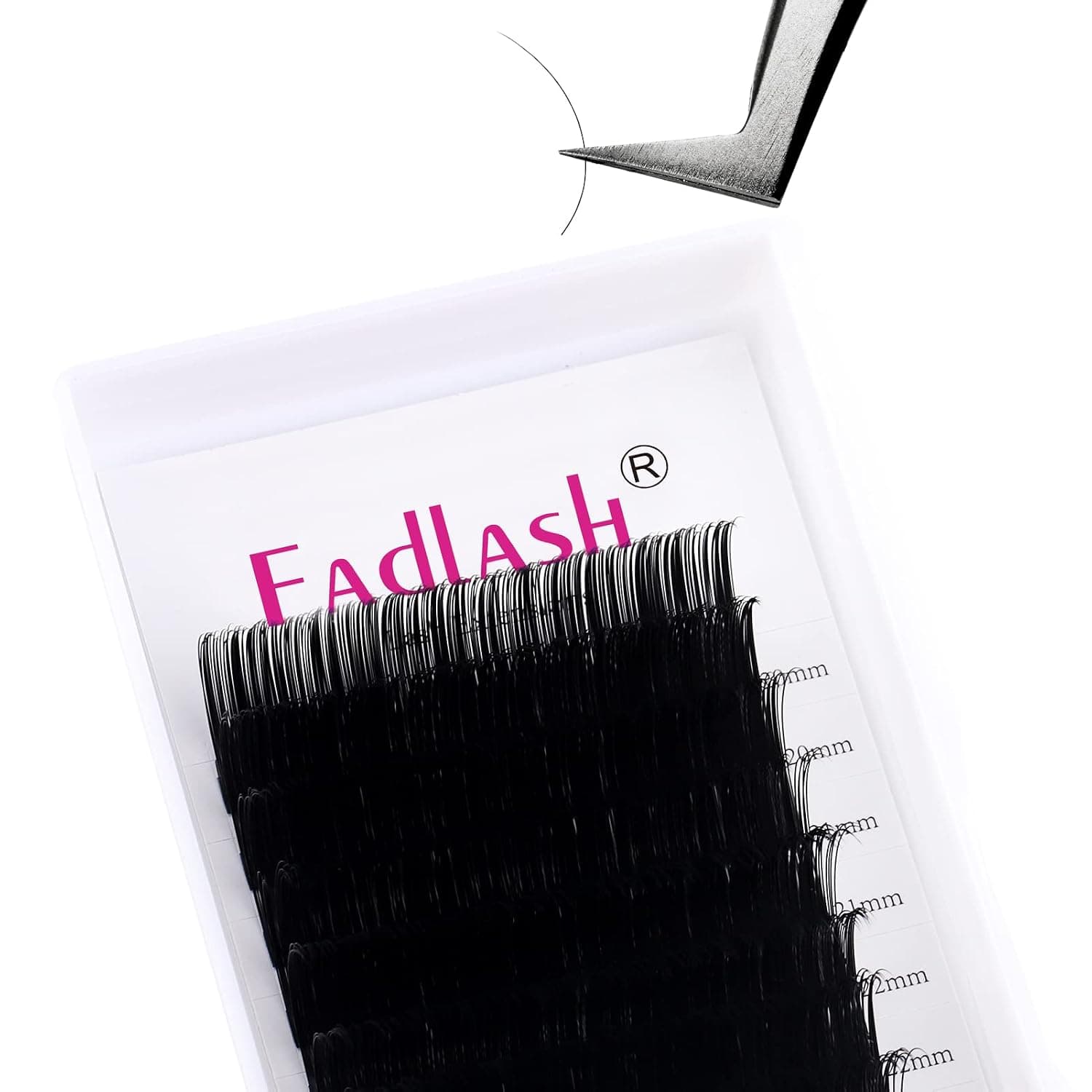 Lash Extension Silk Black CC Curl Lash Extensions Individual Eyelashes Long 0.20 Thickness Mixed Length Eyelash Extension Supplies Application-Friendly (0.25-D, 20-25mm Mix)