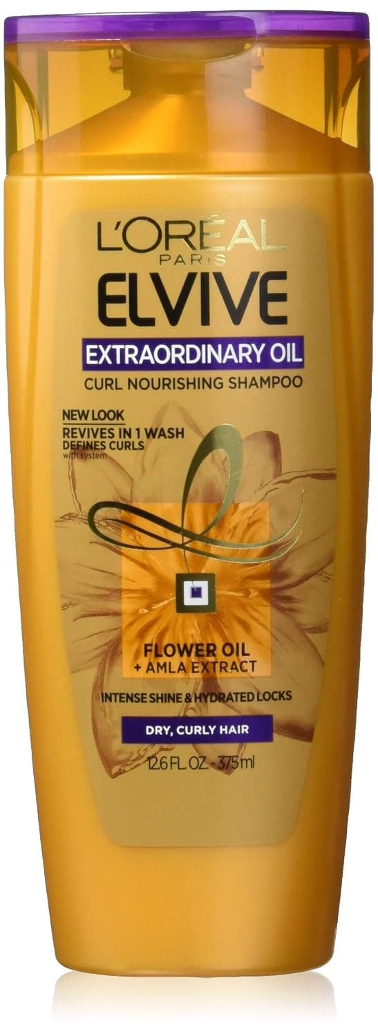 L'Oreal Paris Hair Care Advanced Extraordinary Oil Curls Shampoo, 12.6 Fluid Ounce