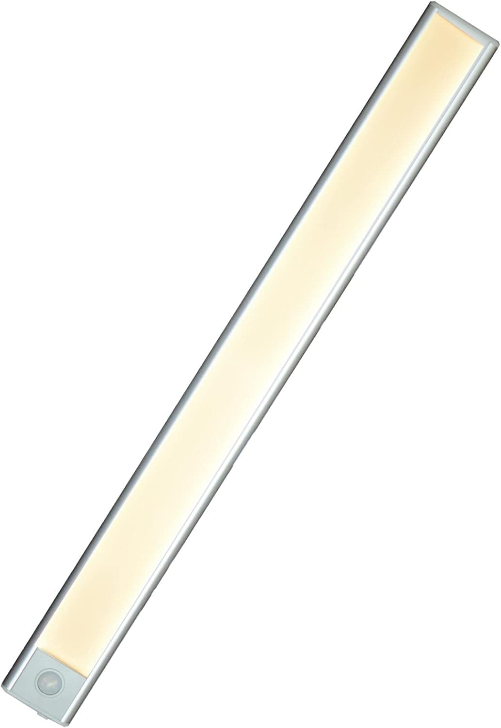 PRIWAS 80-LED Closet Light,LED Motion Sensor Cabinet Light,Under Counter Closet Lighting,USB Rechargeable Kitchen Night Lights,Stick On Lights for Kitchen,Wardrobe,Stairs,Hallway,Cupboard