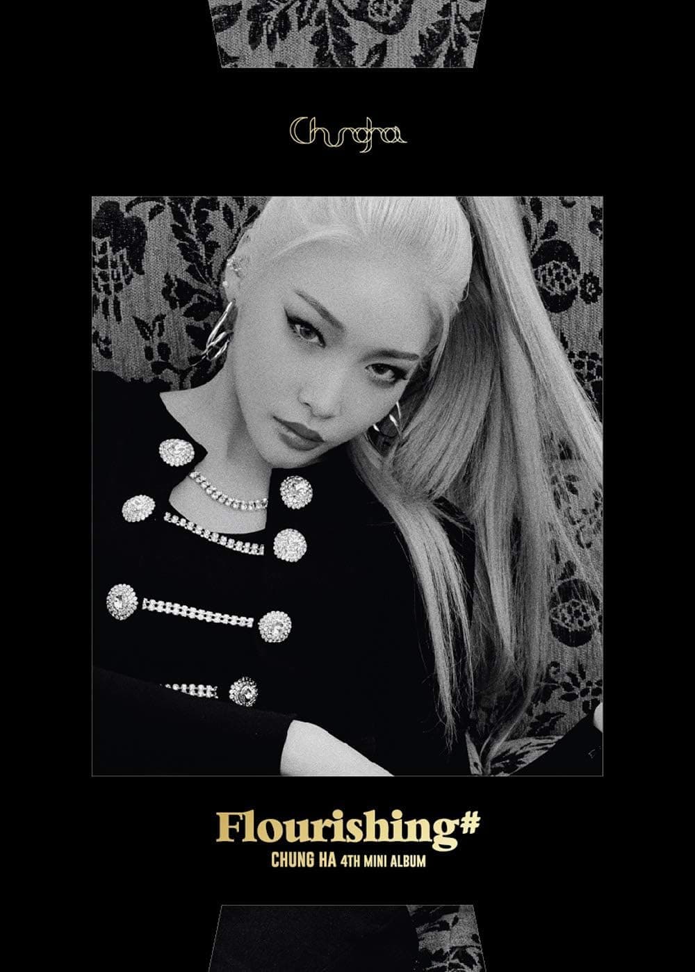 MNH Entertainment CHUNGHA - Flourishing CD+76p Photobook+Postcard+Photocard+Folded Poster