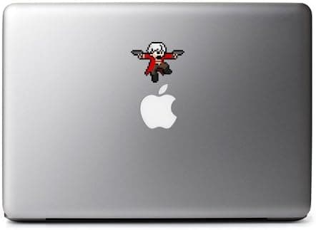 8-Bit Dante (Gun) Decal from Devil May Cry for MacBook, iPad Mini, iPhone 5S, Samsung Galaxy S3 S4, Nexus, HTC One, Nokia Lumia, BlackBerry