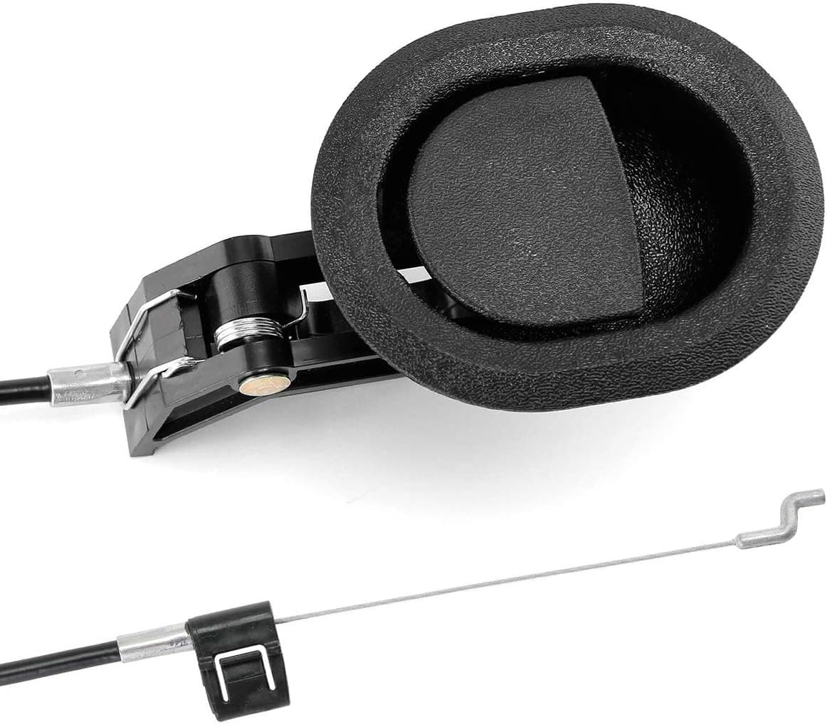 ICYANG Universal Oval Black Plastic Sofa Chair Recliner Release Pull Handle, Exposed Cable Length 4.75", Total Length is Medium at 31", fits Ashley and Major Recliner Brands Sofa