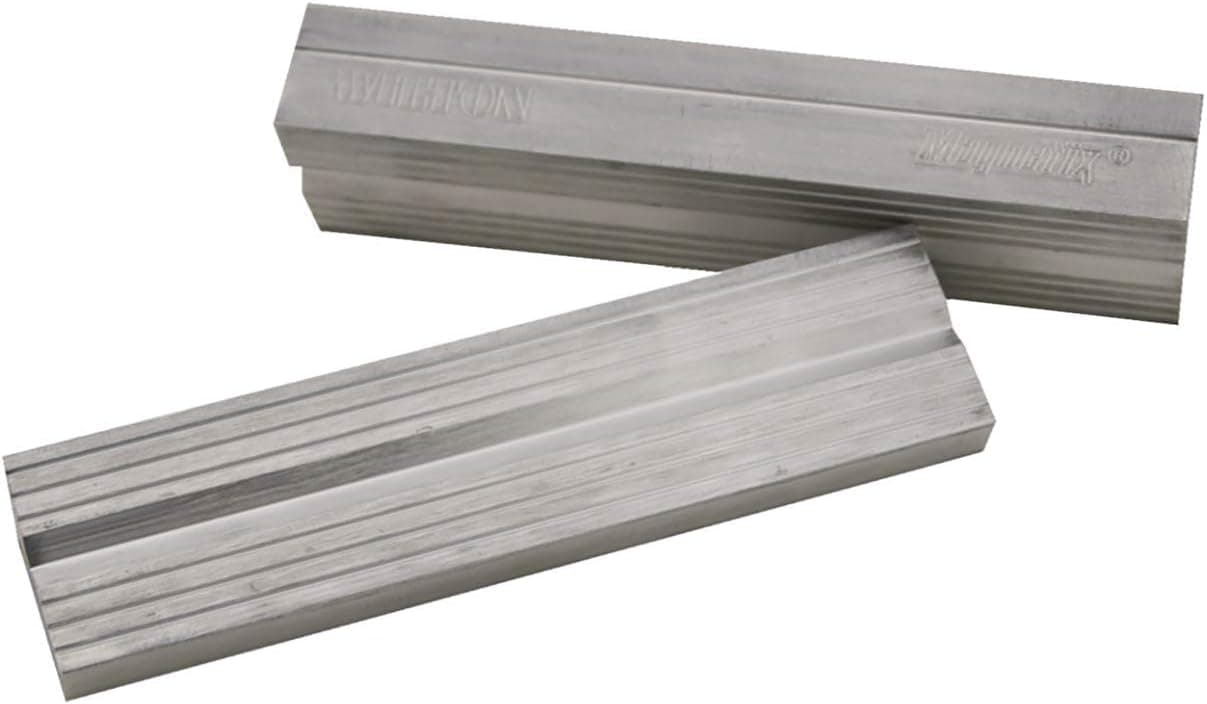 Wilton A-6 Magnefix Aluminum Vise Jaw Pads, 6" Jaw Width (14831)