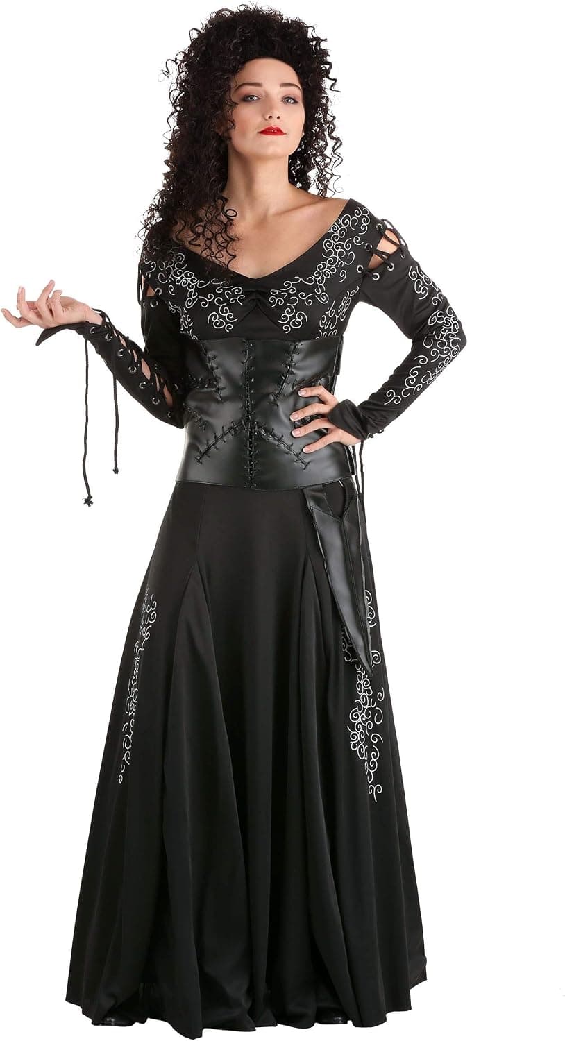 Charades womens Harry Potter Women's Bellatrix Lestrange Costume