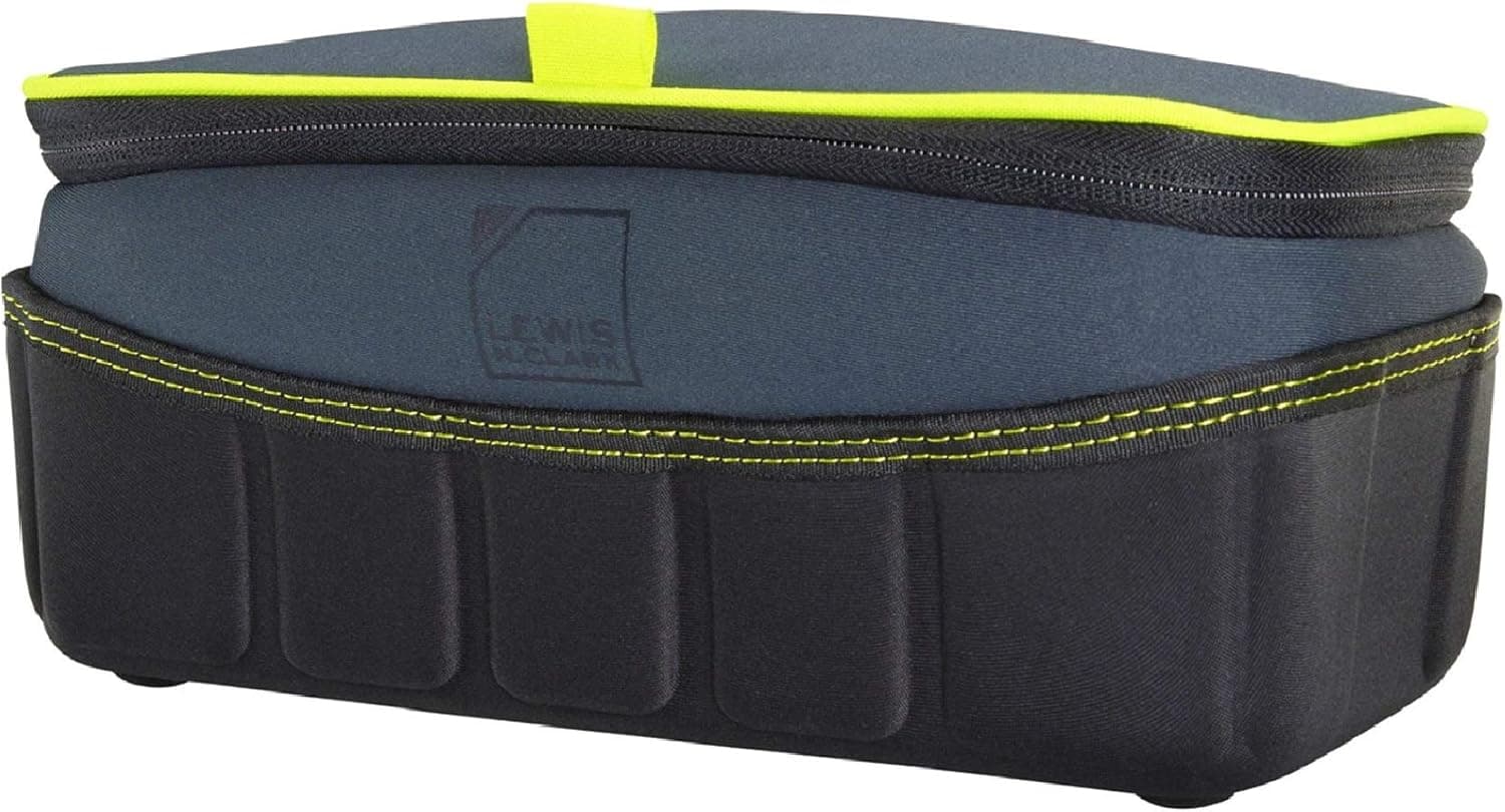 Lewis N. Clark Travelflex Toiletry Kit, Makeup Bag, Shower Caddy + Travel Organizer for Luggage, Carry-on or Suitcase, Classic Side Zip, Charcoal
