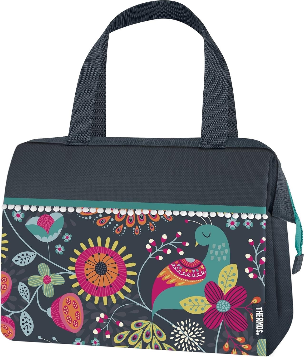 Thermos Raya 9 Can Duffle, Colorful Peacock