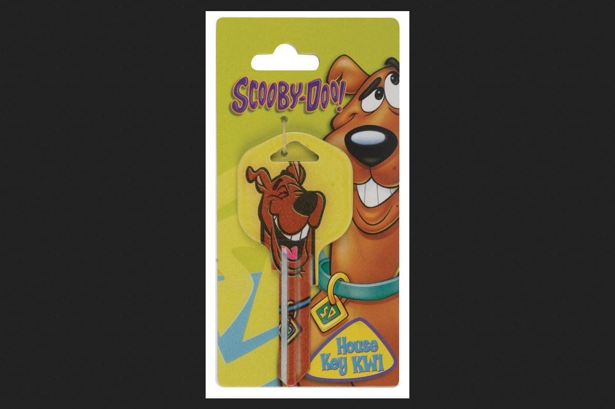 HY-KO PROD CO 15005KW1-SD2 Scooby-Doo Yellow Kwikset KW1 House Key