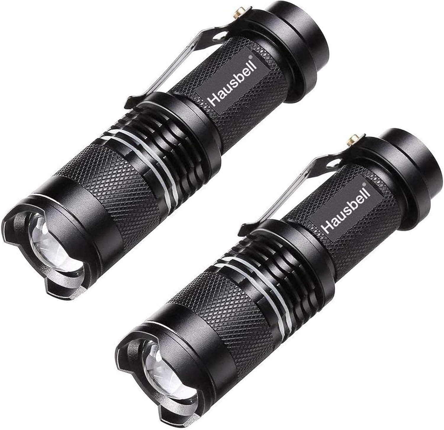 Hausbell Rechargeable LED Flashlights High Lumens, 20000 Lumens Super Bright Zoomable Waterproof Flashlight with 5 Modes , input and outpur for emergencies power, Powerful Handheld Flashlight for Camping Emergencies