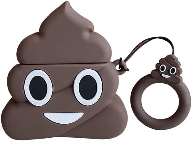 Airpods Case,Mainrenka AirPods Case for 1&2,Cute Funny Stylish Silicone Case,Durable Protective Cover