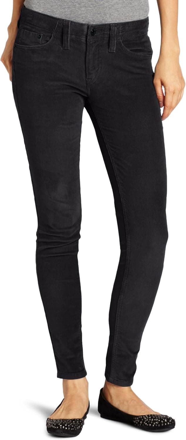 Levi's Women's 535 Styled Corduroy Skinny Leg Pant, Totally Teal, 27/5 Medium