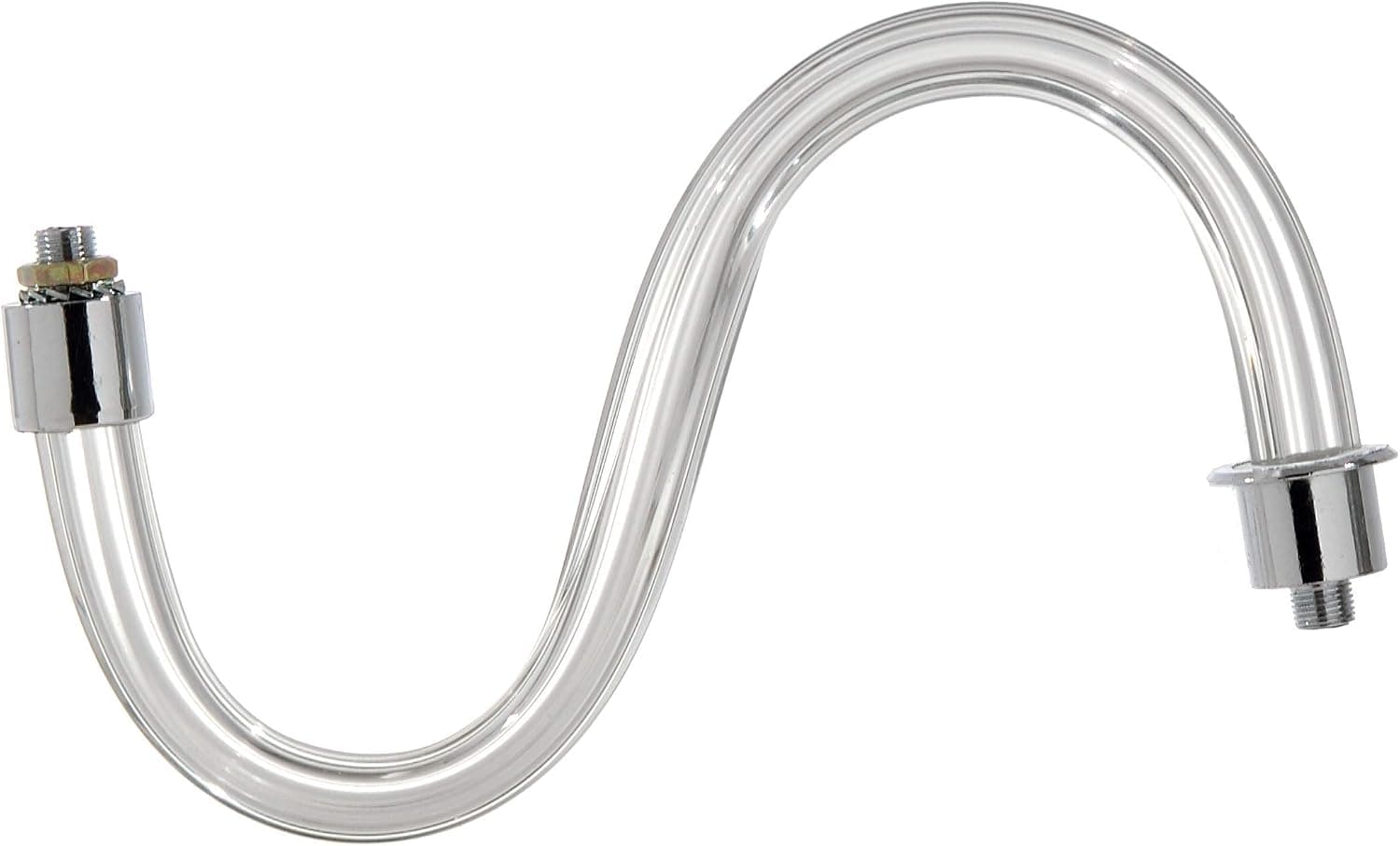 B&P Lamp® 10 Inch (254Mm) Fluted Glass Chandelier Arm