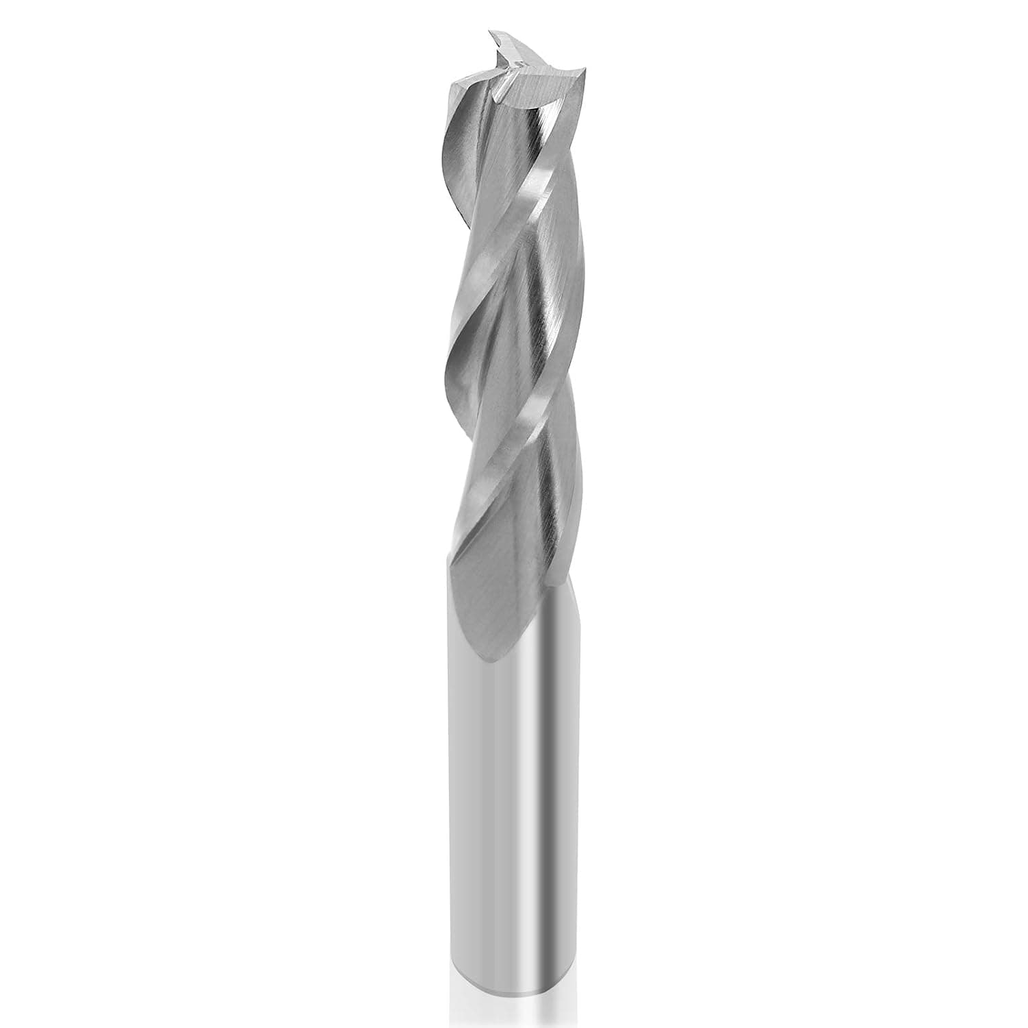 EANOSIC Upcut Spiral Router Bit 3-Flute with 1/2” Shank, Extra Long (4 inch), 1/2”Cutting Diameter, 2”Cutting Length, CNC Router Bits End Mill for Wood Mortises and Cutting Dado Carving Engraving Tool