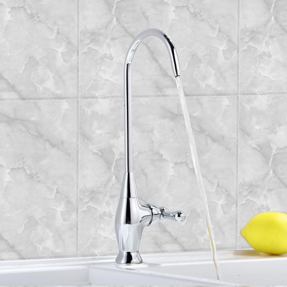 Comllen System Ceramic Disc Drinking Water Filtration Prep Kitchen Bar Sink Faucet, Chrome Finish