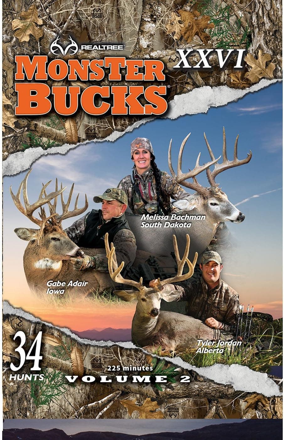 Realtree Outdoor Productions Monster Bucks XXVI Volume 2 DVD (2018 Release)