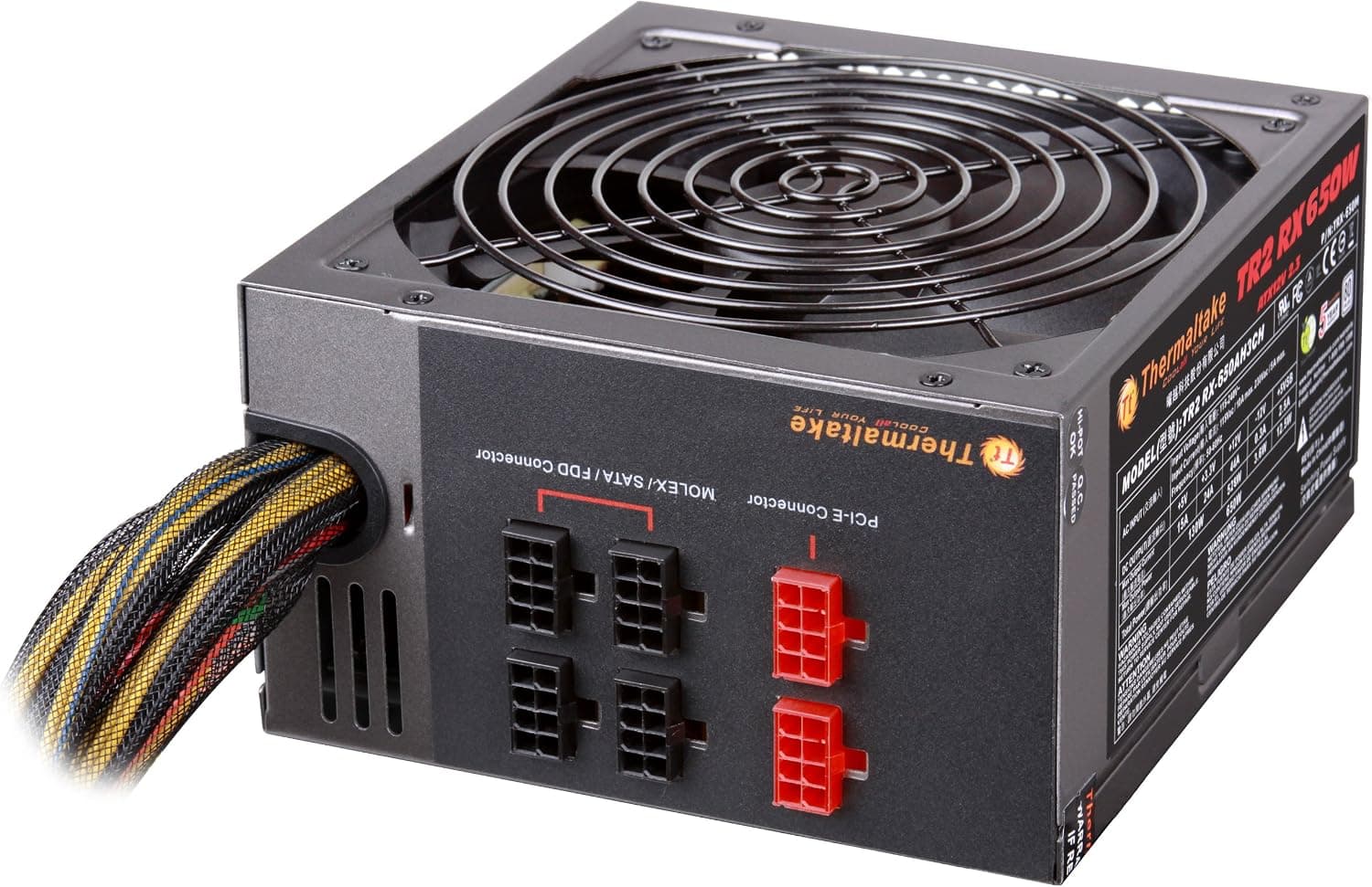 Thermaltake Power Supply 240-Pin 650 Power Supply TRX-650M