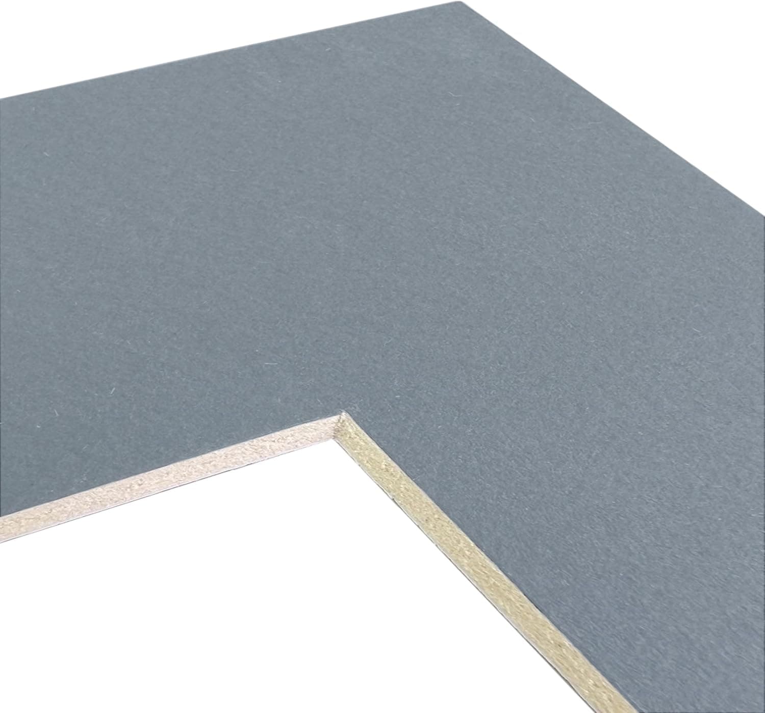 Craig Frames B160 16x20-Inch Mat, Single Opening for 11x14-Inch Image, Harbor with Cream Core