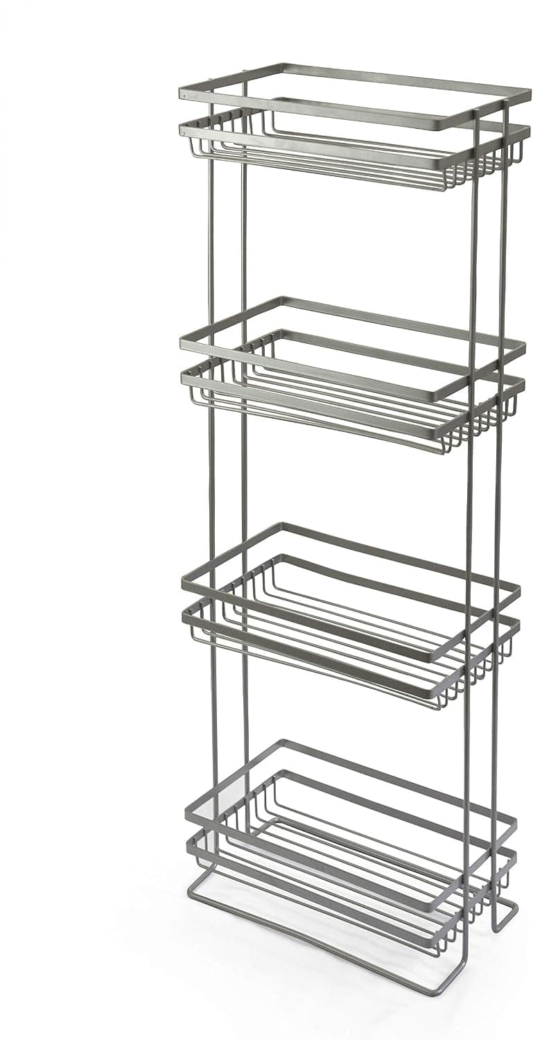 4 TIER HEAVY WEIGHT FLAT WIRE CHROME SPA TOWER