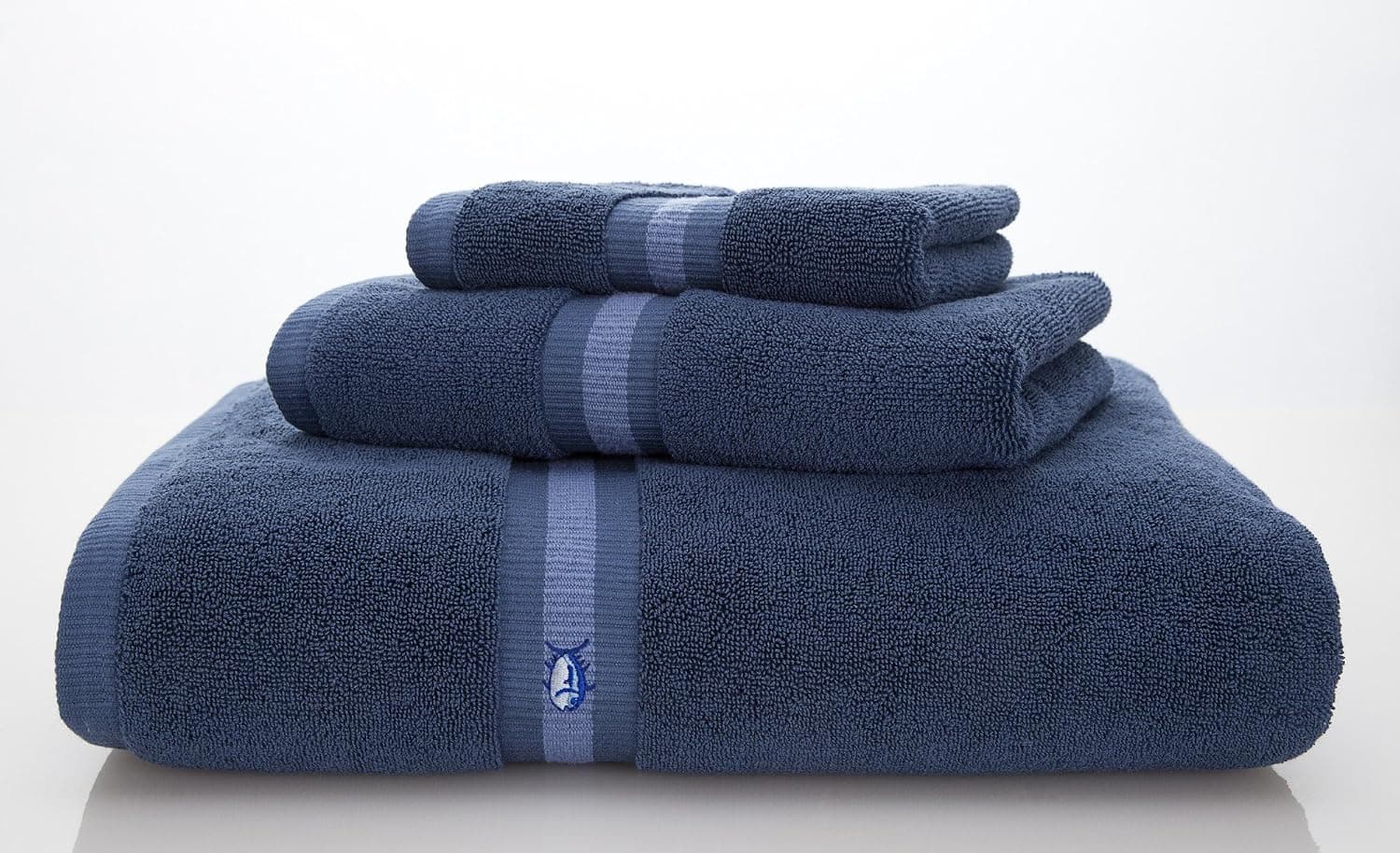 Southern Tide Home Ultimate Terry Skipjack, Hand Towel, Nautical Blue, Hand Towel 16 x 28"