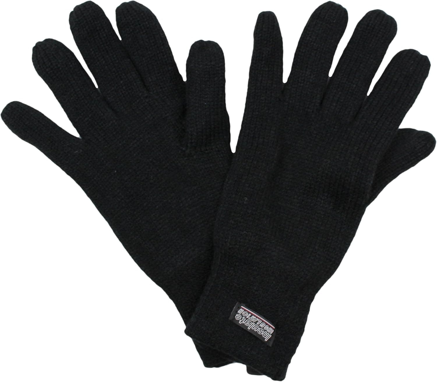 SANREMO Unisex Kids Knitted Fleece Lined Warm Winter Gloves
