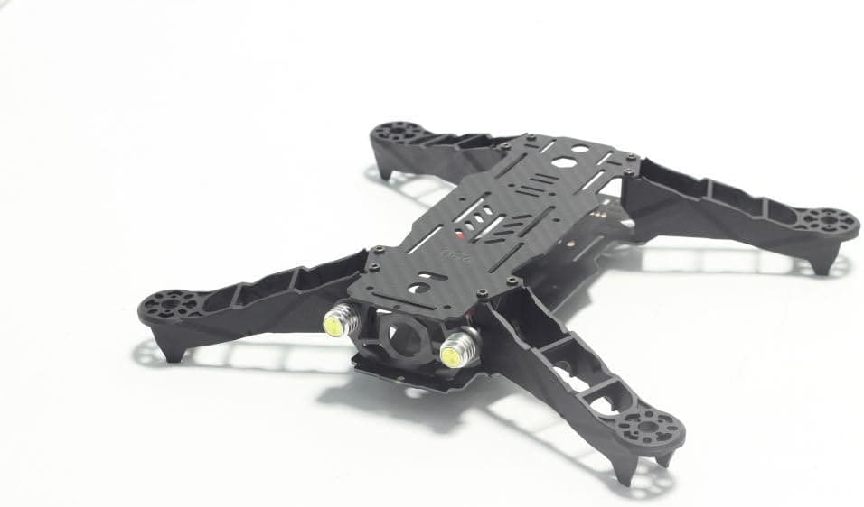 Usmile Carbon Fiber+ Glass Fiber 250 miniquad with Integrated PDB and 2 Head Lights