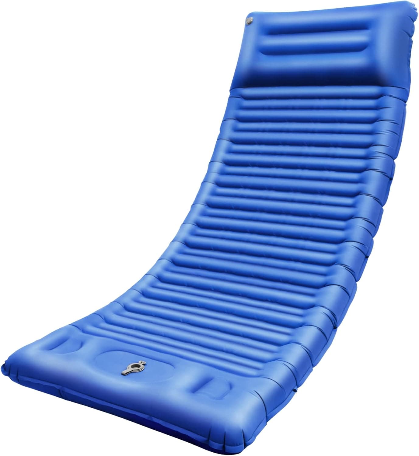Camping Self Inflating Sleeping Pad - Extra Thick 4” Ultralight ＆ Durable Air Mattress, Lightweight, Insulated Mats with Inflatable Pump - Connectable Wide Two-Person Sleep Mat for Backpacking Hiking