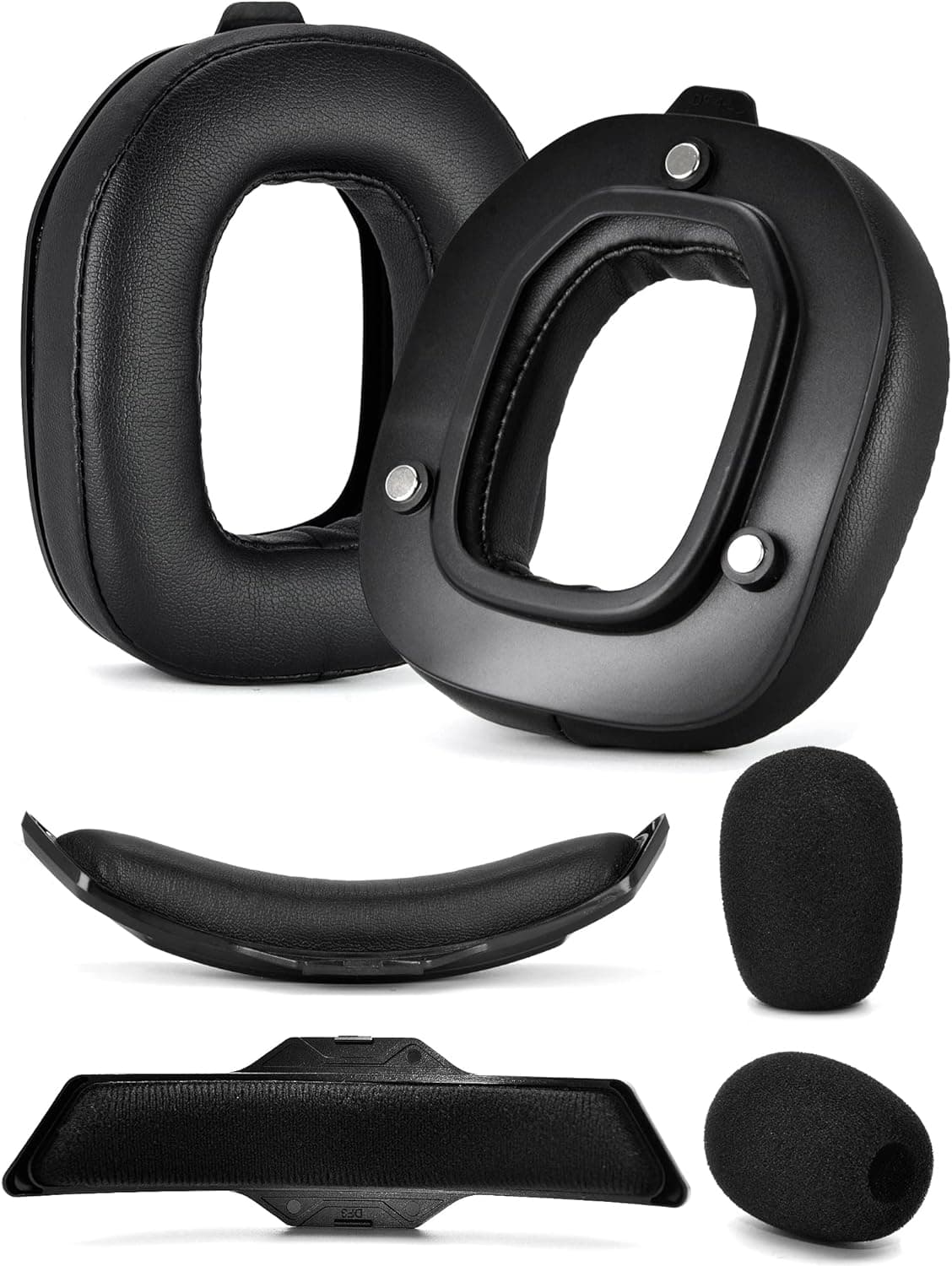 A50 Gen 3 Mod Kit - defean Replacement Earpads and Headband Compatible with Astro A50 Gen 3 Headset,Ear Cushions, Upgrade High-Density Noise Cancelling Foam, Added Thickness (Black Protein)
