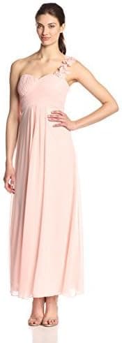 Ever-Pretty Womens Elegant One Shoulder Empire Waist Flowy Maxi Bridesmaids Dress 09768-USA
