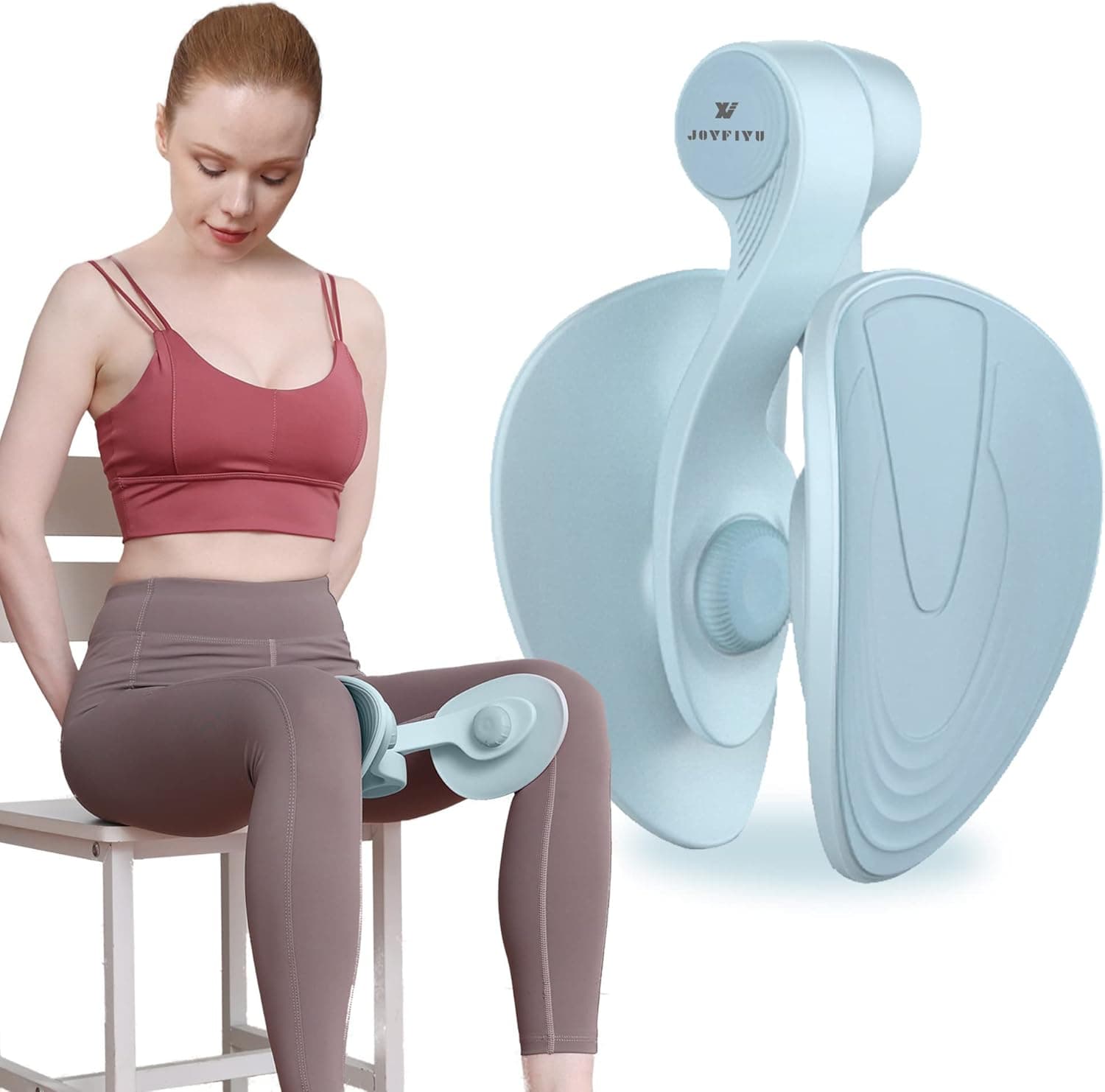 JOYFIYU Thigh Master Thigh Exerciser，Thigh Toner，Inner Thigh Exercise Equipment，Kegel Exercise Products for Women Tightening，Thigh Exercise Equipment Upgrade 26 Pounds