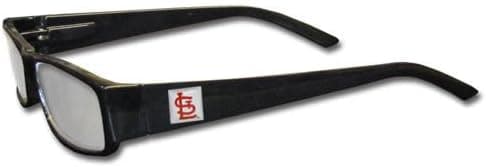 MLB Black Reading Glasses, +1.50, St. Louis Cardinals