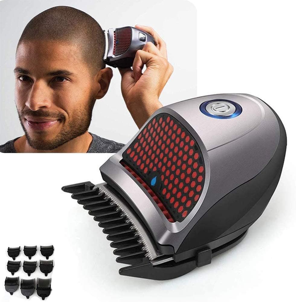 TOPQSC Hair Clippers for Men Professional,Shortcut Self-Haircut Kit Hair Clippers Bald Head Clipper Hair Clippers Cordless Rechargeable Hair Cutter Shaving Machine with 9 Combs
