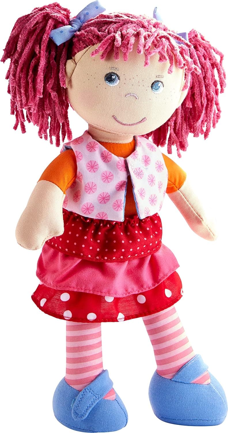 HABA 302842 Soft Doll Lilli -Lou, 30cm, for Ages 18 Months and Up