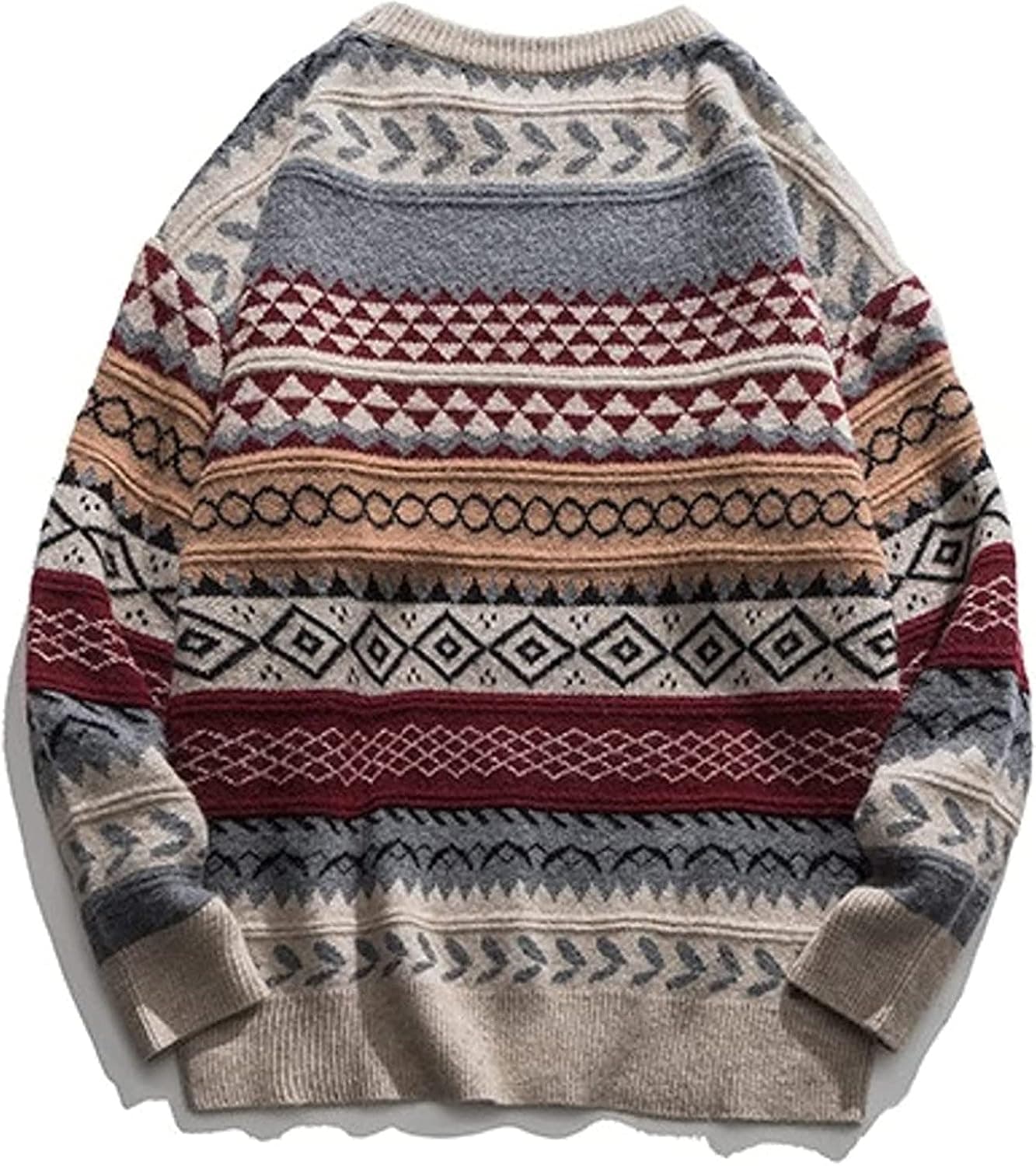 Autumn Winter Vintage Striped Sweater Women Pullover Sweater Jumper Women's Sweater Knit Top