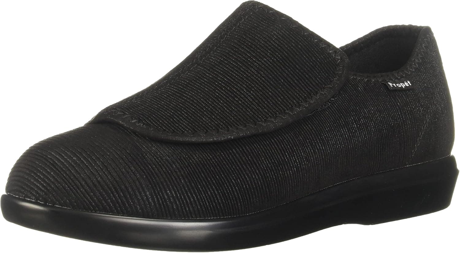 Propet Mens Cush 'N Foot Slip On Casual Slippers Casual - Black