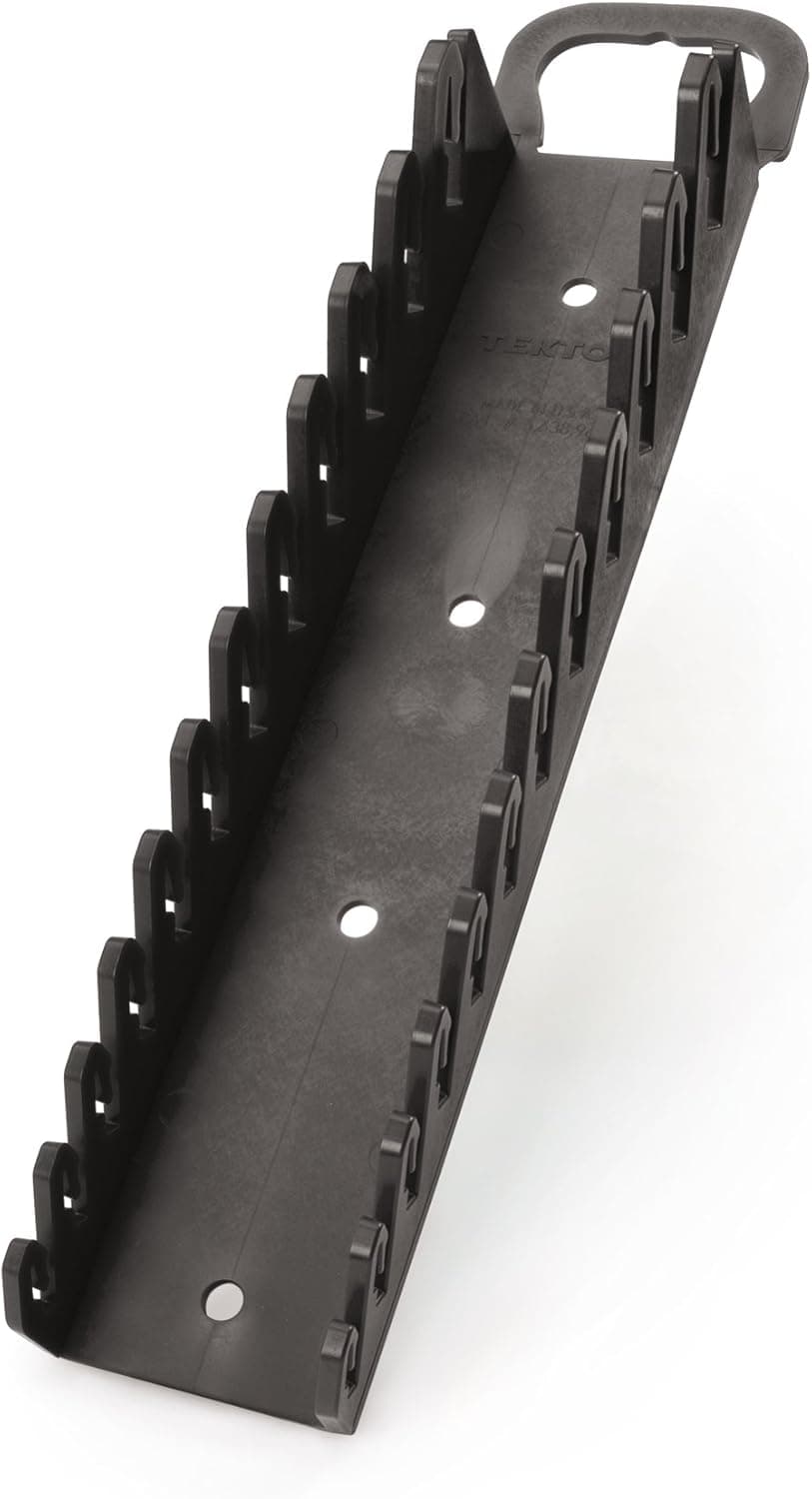 TEKTON 12-Tool Stubby Wrench Holder (Black) | Made in USA | ORG21112