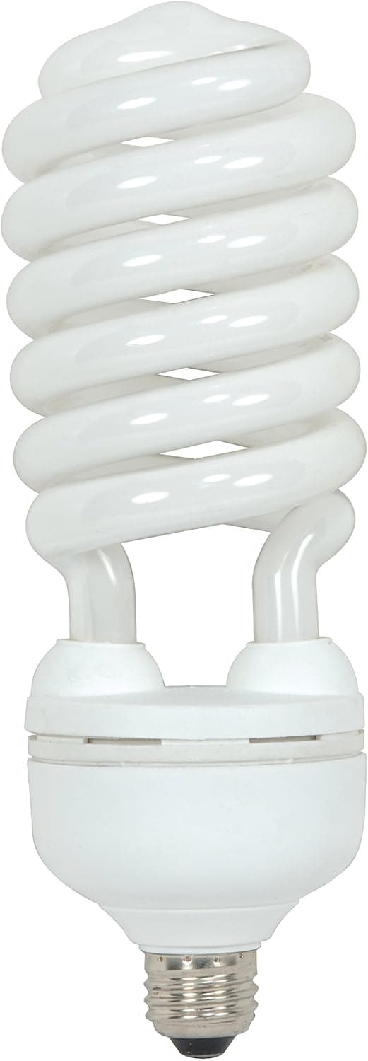 Satco S7339 55 Watt (250 Watt) 3700 Lumens Hi-Pro Spiral CFL Daylight White 5000K Medium Base 120 Volt Light Bulb