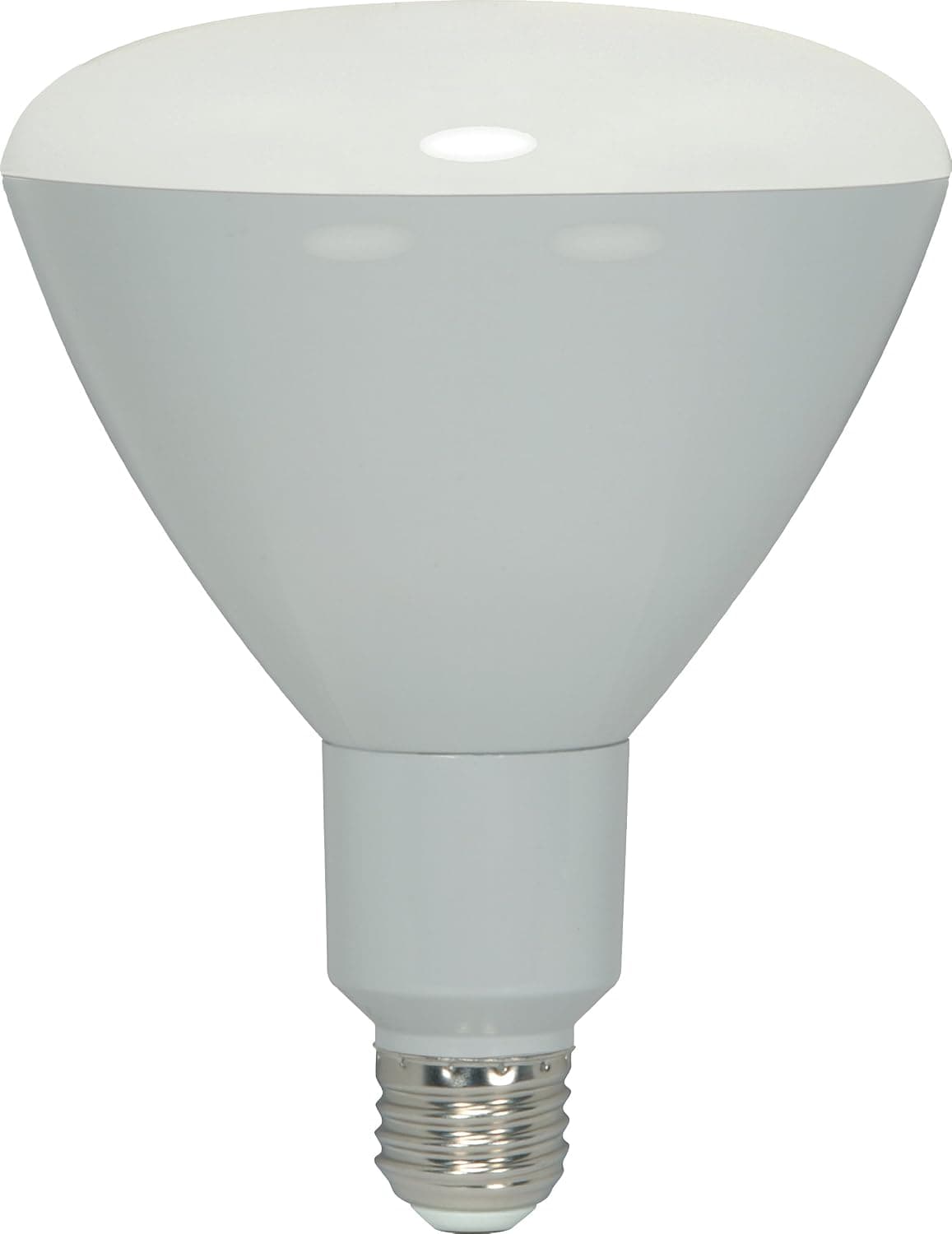 Satco S9050 18 Watt (120 Watt) 1280 Lumens R40 LED Cool White 4000K 105 Beam Ditto Light Bulb, Dimmable