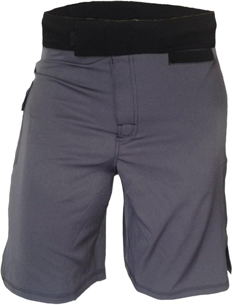 Epic MMA Gear Blank WOD Shorts - with Side Pocket & Side Slit - Pull On