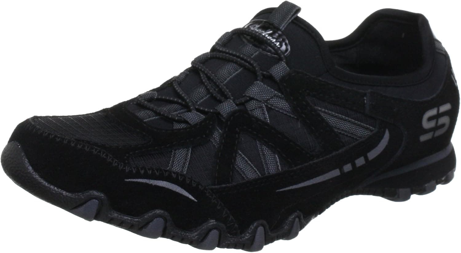 Skechers Womens Bikers Equation Low-Top Trainers