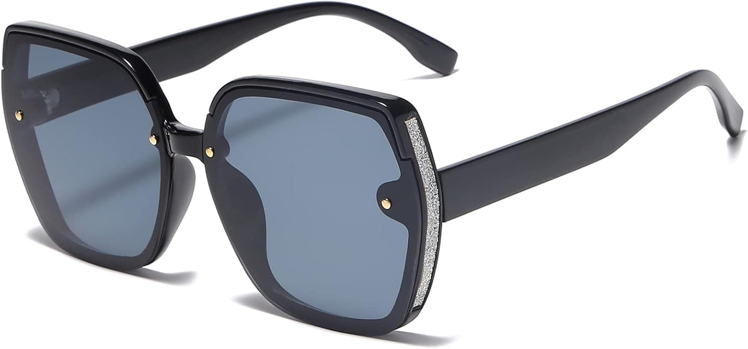 CYLEN Oversize Square Classic Sunglasses For Women Scratch Proof Modern Hipster Fashion Shades