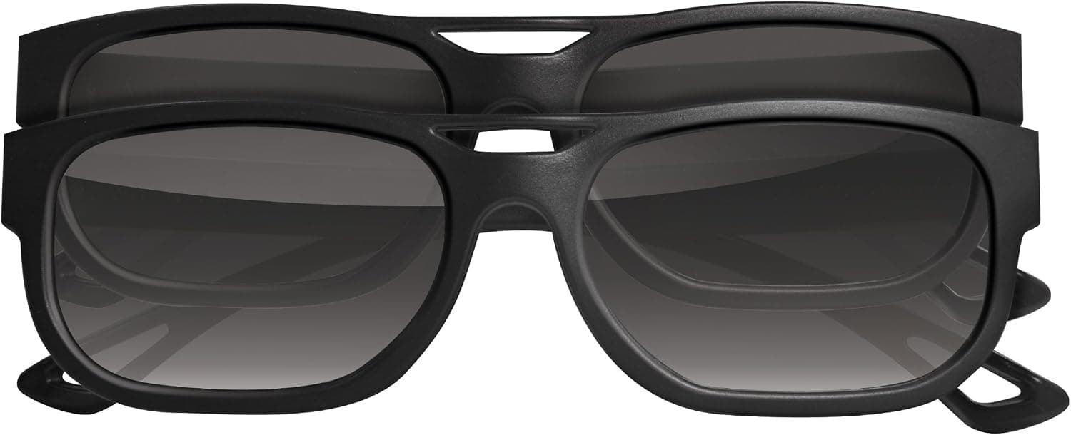 LG AG-F210 Cinema 3D Glasses (2-Pairs) for 2011 and 2012 LG 3D LED-LCD HDTVs (Colors May Vary Black, White, Orange )
