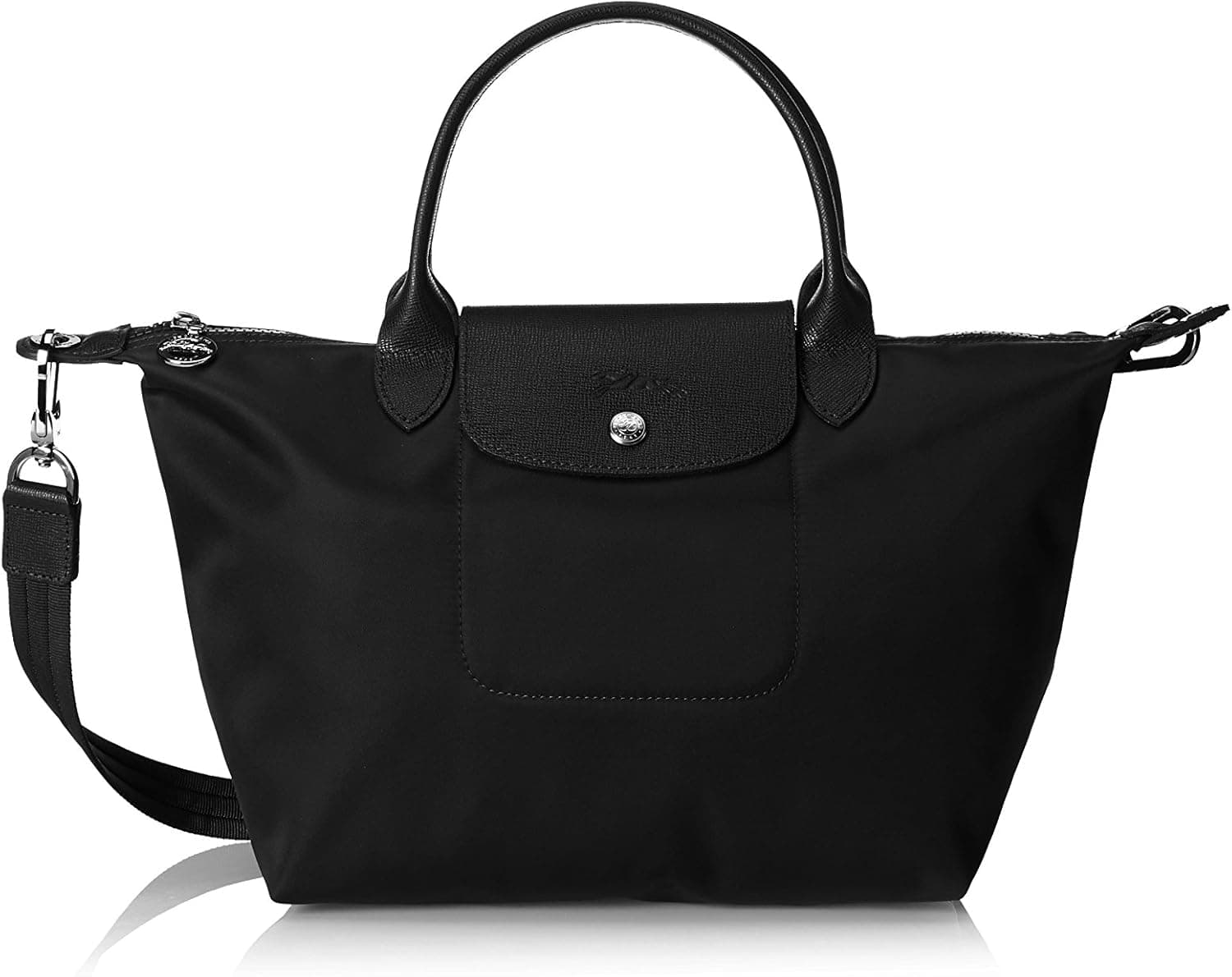 Longchamp Women's Le Pliage N??o Sac Port?? Main Top Handle, Black