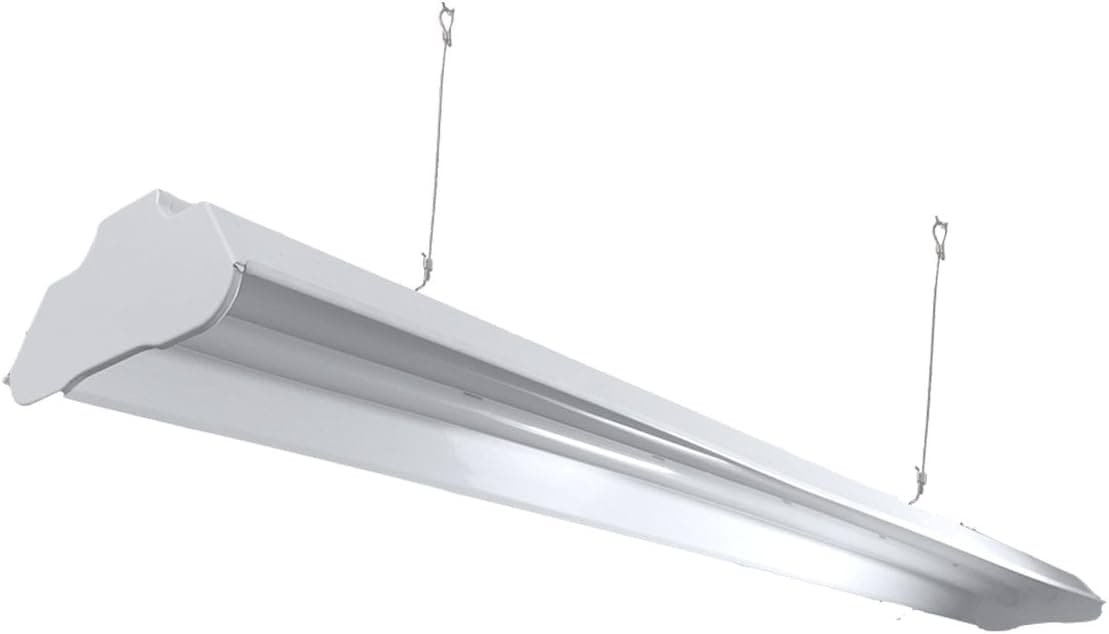Archipelago Utility LED Shop Light, 30" Integrated LED Shop Light Fixture with 5FT Cord, 30W, 2700 Lumens, 4100K (Natural White), Frosted Lens (LEDs Integrated w/Fixture), ETL & Energy Star Listed