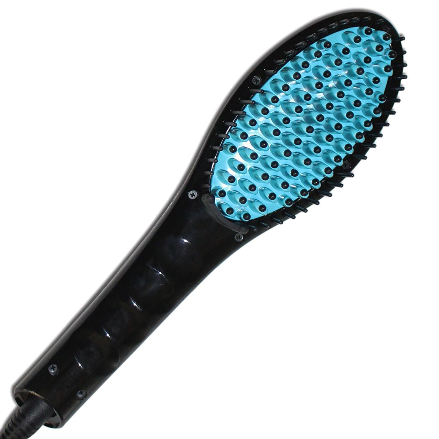 Hair Straightening Brush, Fast Digital Controls For Natural Straight Hair Styling, Anti-Scald & Massage Straightener Detangling Hair Brush For Silky, Straight, Beautiful Hair Styles