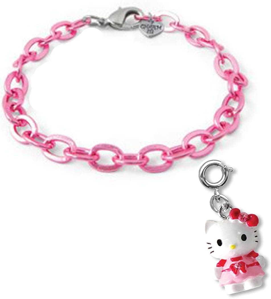 CHARM IT! Hello Kitty Pretty in Pink Charm & Pink Bracelet Set