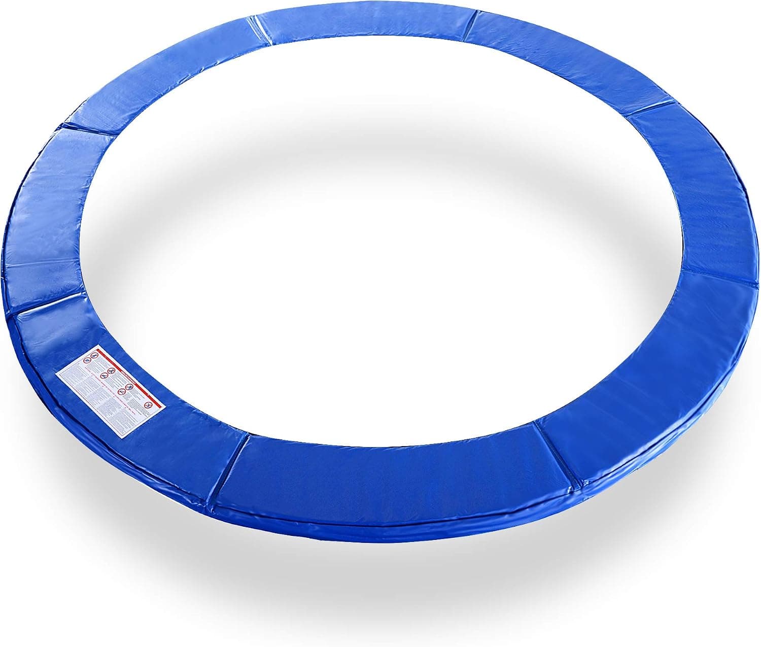 Exacme Trampoline Pad Replacement 16 15 14 13 12 10 8 Foot, Waterproof Safety Spring Cover Round Frame Pad, No Hole for Pole