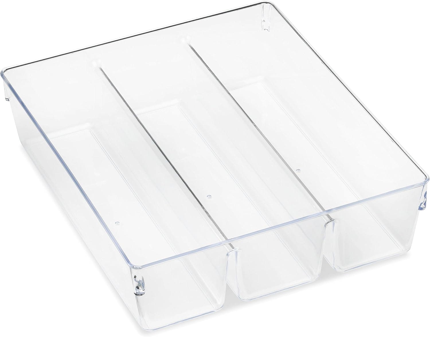 Whitmor 6789-7095 Clear 3-SECTION DRAWER ORGANIZER