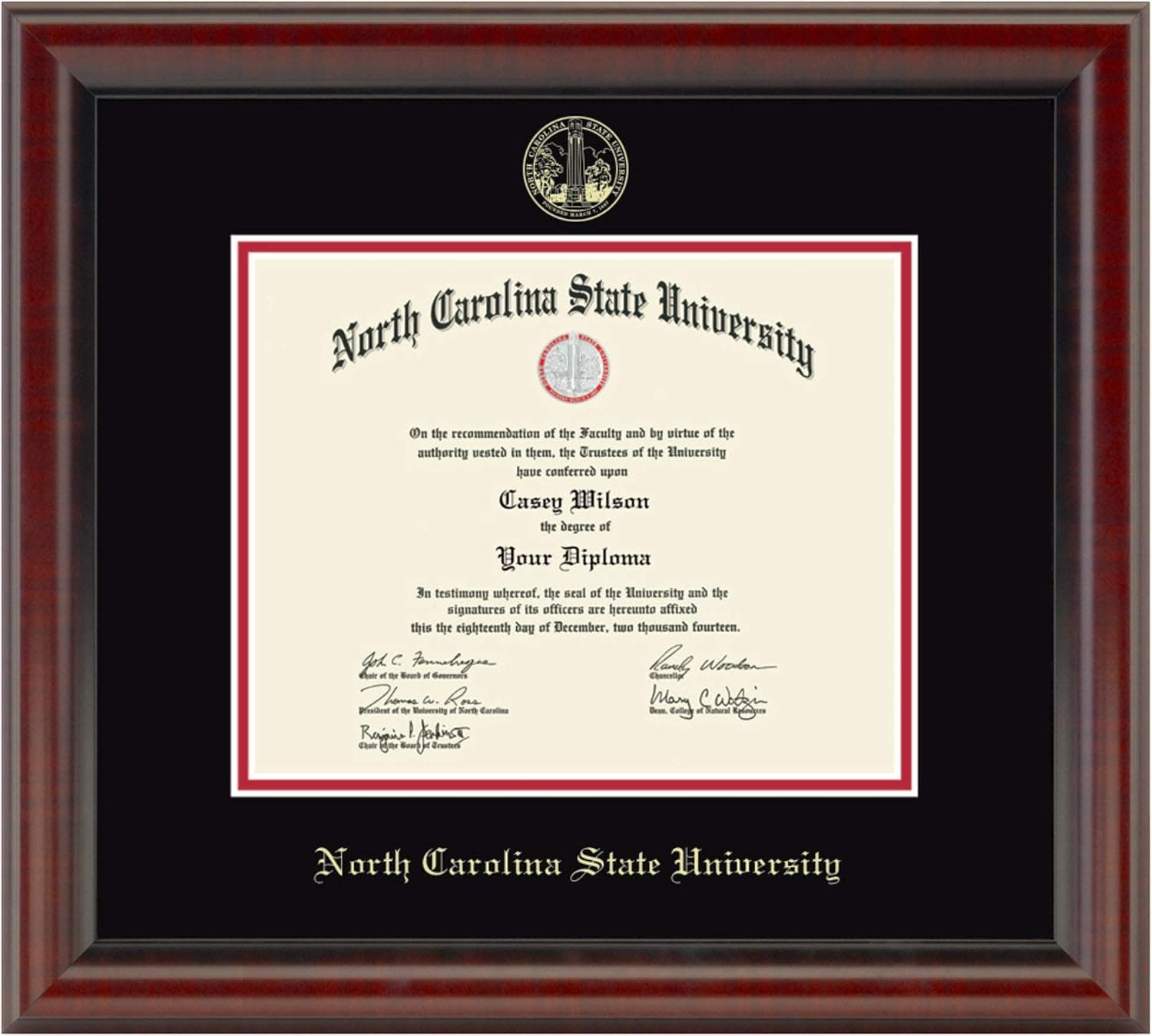 M. LA HART NCAA unisex-adult Diploma Frame