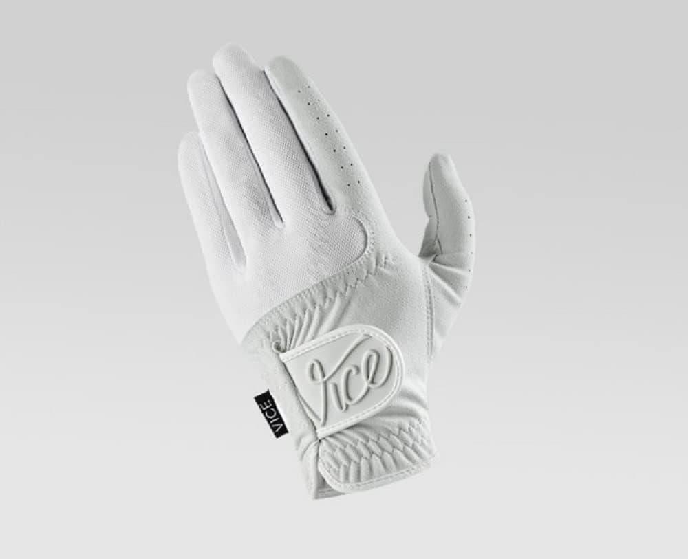 Vice Golf Vice Duro Glove Left (M) New Duro Glove Left Hand (M)- White, Medium (VICEDURO-M)