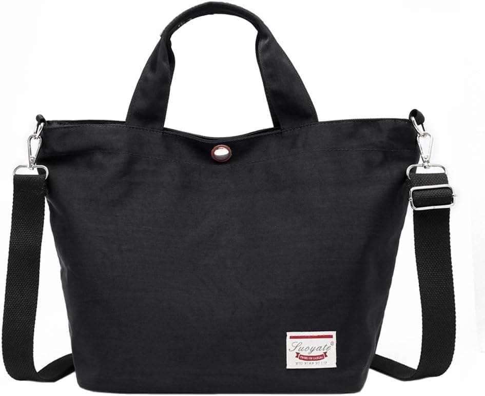 EasyHui Nylon Lightweight Handbags Travel Messenger Bag Large-Capacity Shoulder Bag for Women