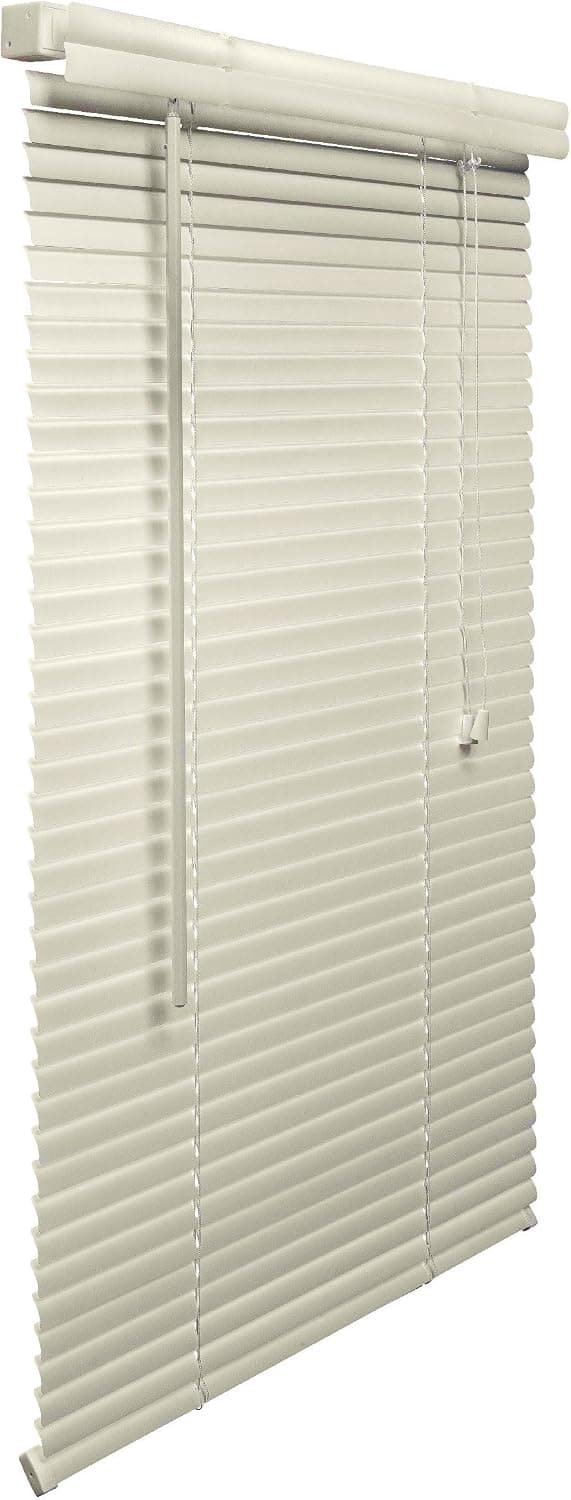 Lotus & Windoware 1-Inch PVC Miniblind, 52 by 64-Inch, Alabaster